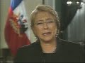 Michelle Bachelet - 29 de Mayo del 2008 (Cadena Nacional)