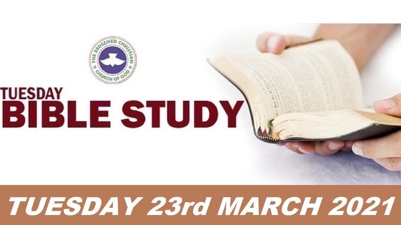 RCCG Bible Study 23rd March 2021 Live
