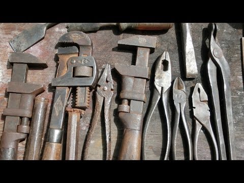 how to remove rust from tools