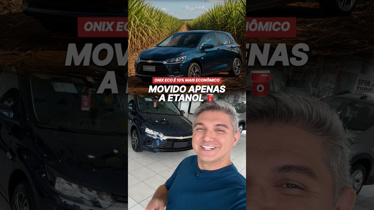 Onix Eco movido apenas a etanol por R$ 99.990