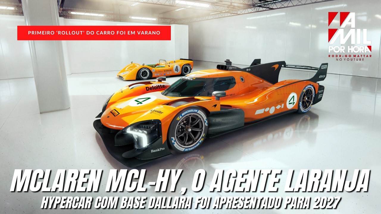 MCLAREN MCL-HY | APRESENTADA COM POMPA A NOVA MÁQUINA PARA O FIA WEC 2027