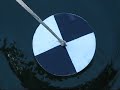 Secchi disk in action Secchi disk in action
