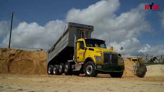 Kenworth dump truck with RS GODWIN body and HYVA hydraulic