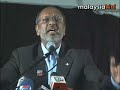 Sivarasa at 10,000 rally for Anwar
