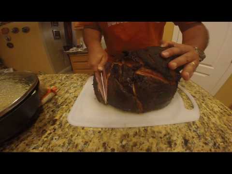 video-linktoworks-How-to cook a pre-cooked ham with a smoker