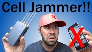 Cell Phone JAMMER Review!!  Disable Phones Instant