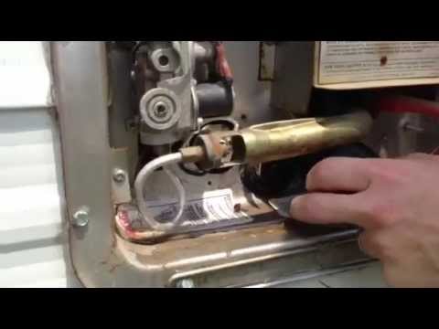 how to remove rv water heater