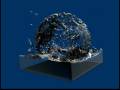 blender3d fluid wheel rotate in water
