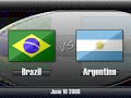 BRAZIL vs ARGENTINA world cup qualifier football 2010