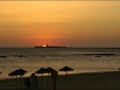 atardecer en las playas de cádiz