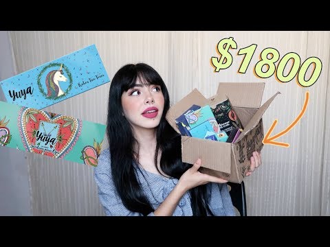 PROBANDO MAQUILLAJE DE LA YUYA