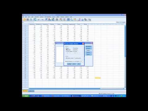 how to perform factor analysis in spss