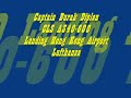 cls airbus a340 600 lufthansa landing hong kong