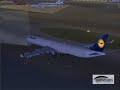 CLS Airbus A340-600 Lufthansa Landing Hong Kong