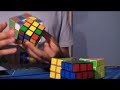 10 rubiks cubes in a row  3:52 