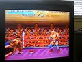 'what cha gonna do, brother?!' not tonight, hulkster. god i love this game. the nostalgia is off the charts, and i just love the atmosphere. it's different from street fighter ii, which i also love, but man... geez yo... i miss the early 1990's. it was a great time to be 8 or 9 years old. god. anyway, as i reflect on days gone by, check out the match... muscle power never had a shot. gotta love the 'aftershock effect' as i call it, on the 2nd round where he lands on the mine -- talk about ...