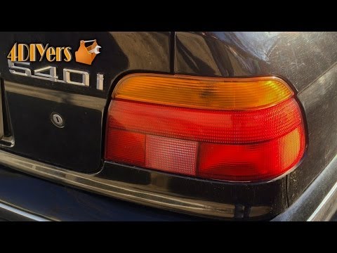 DIY: BMW E39 Tail Light Bulb Replacement