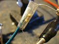 resistor igniting firework fuse.