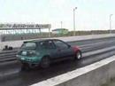 Hugo's Civic Hatch running 12.s