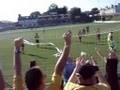 Joe Burnell heads in for Oxford against Lewes