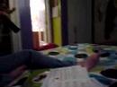 me and kylee trying to play the recorder! :D it\