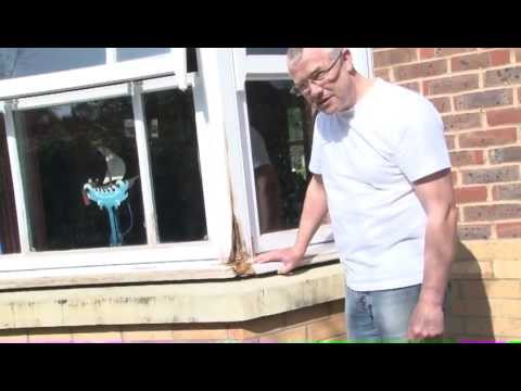 how to repair rotted window sill