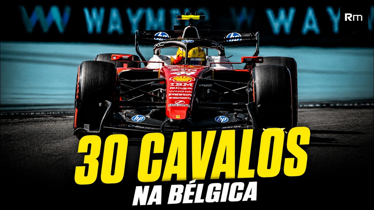 O FIM DA HUMILHAÇÃO? Ferrari terá motor "ADUO" na Bélgica para tirar déficit de 30 cavalos