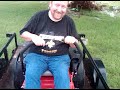 First day with a Z Turn Lawnmower wreck fail (very funny)