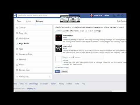 how to be facebook admin