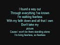Falling Up - Fearless [250 and Dark Stars] (Lyrics)