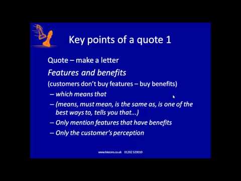 how to write quotation letter