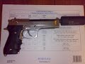 Pistola Beretta M9 chrome
