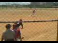 gustavo Cordones en su juego de sofboll