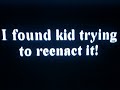 Kid caught on video! Kid caught on video!