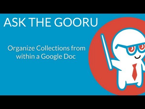 how to organize google docs