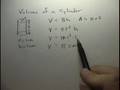 Volume of a Cylinder