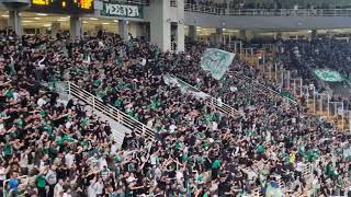 "Χόρτο μαγικό" στο ΟΑΚΑ #panathinaikos #paobc #euroleague