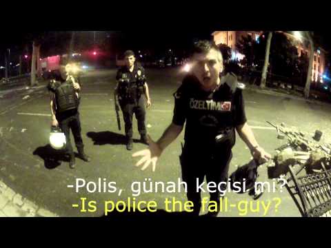 GeziPark - Polis basina karsi / Police against the press