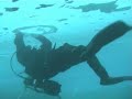 Plongee sous glace a Piau Engaly (65), Pyr�n�es, France