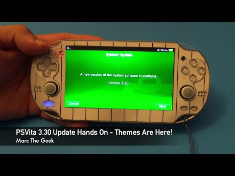 how to update ps vita