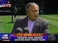 president bush makes his position clear