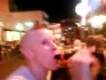 me, sparky, matty & keith getting drunk in ibiza's, san antonio's west end 2007. it's great you pay ten euro's each, for a table load of drinks. p.s even though we'd been out of redcar for a while me & mike decide to come all towny and start a mock argument.