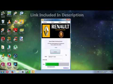 how to code a renault scenic radio