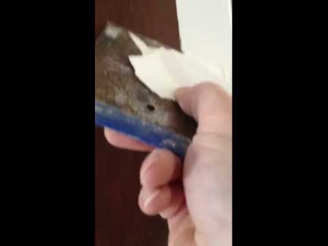 how to paint a varnished door