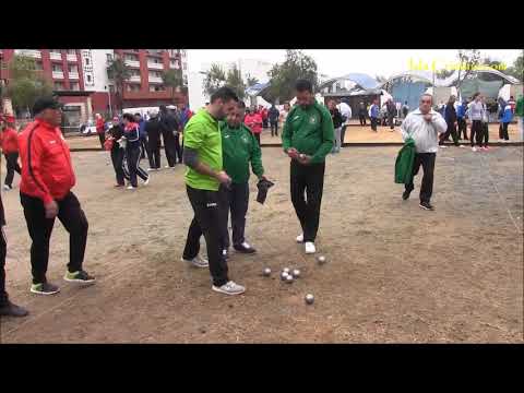 Fase Clasificatoria Campeonato de Andalucía de Petanca. Isla Cristina 2018