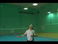 Badminton Techniques Backhand clear