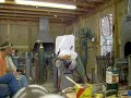 Doug Merkel Rivets a frying pan