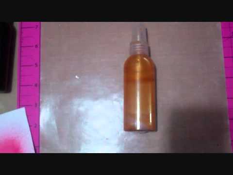 how to unclog glimmer mist bottle