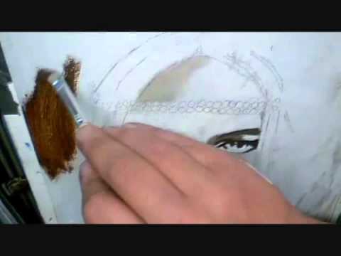 how to quickly dry oil paint