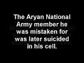 what npr doesn't tell you is that the aryan national army was an fbi sting operation.

the fbi suicided members of that group to prevent them from talking about the operation and its connection with the oklahoma city bombing in 1995.

jesse trentadue's brother was mistaken for one of those members and murdered in his cell.  the one he was mistaken for was later suicided in his cell.

jesse trentadue has gotten help from fbi members and judges who are just as disgusted with the criminal actions of some fbi members as any good american would be.

obama's choice for attorney general, eric holder, however, has been the driving force behind the coverup and attempt to defy court orders and prevent the truth from coming out.

we can't let eric holder get away with it.

and we can't allow eric holder to be attorney general.

google:  jesse trentadue

google:  eric holder oklahoma city coverup

youtube:  jesse trentadue